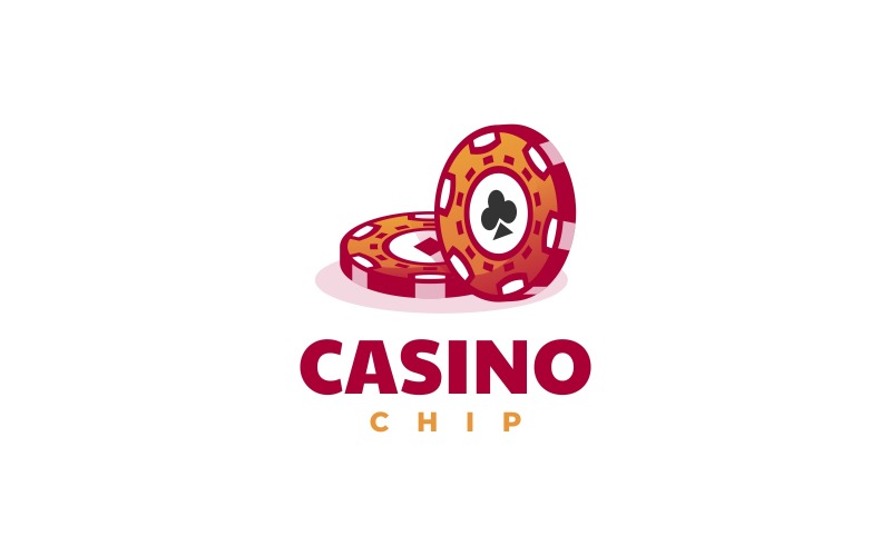 Casino Chip Gradient Logo Logo Template