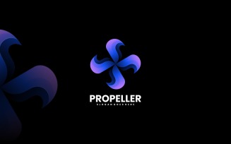 Propeller Gradient Logo Template