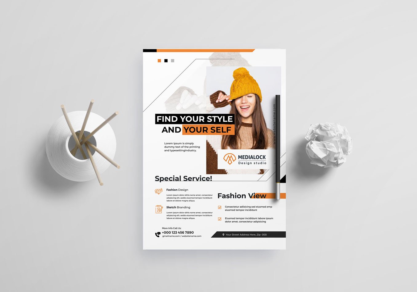 Template #228514 Abstract Flyer Webdesign Template - Logo template Preview