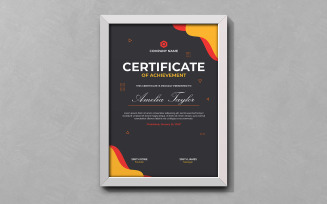 Certificate 2 Color Variant Templates