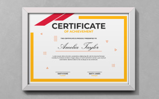 Creative Minimalist Certificate Of Achievement Templates