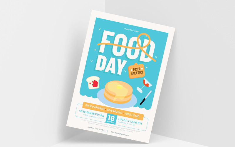 Creative World Food Day Template Corporate Identity
