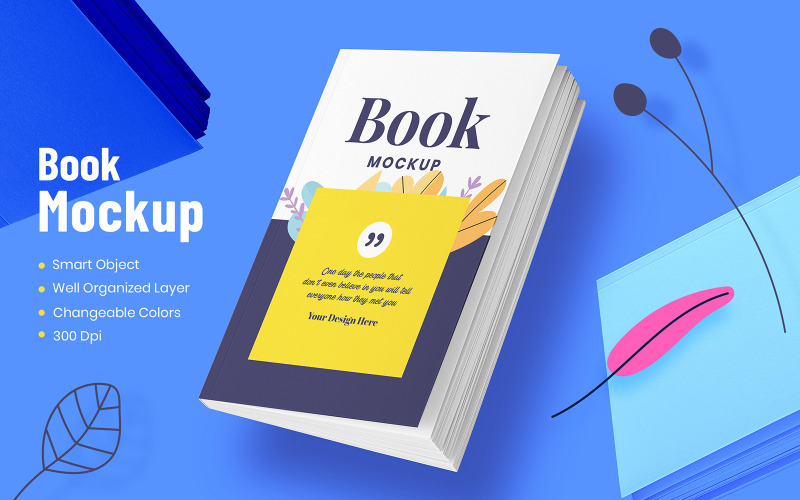 Note Book PSD Mockup Template Product Mockup