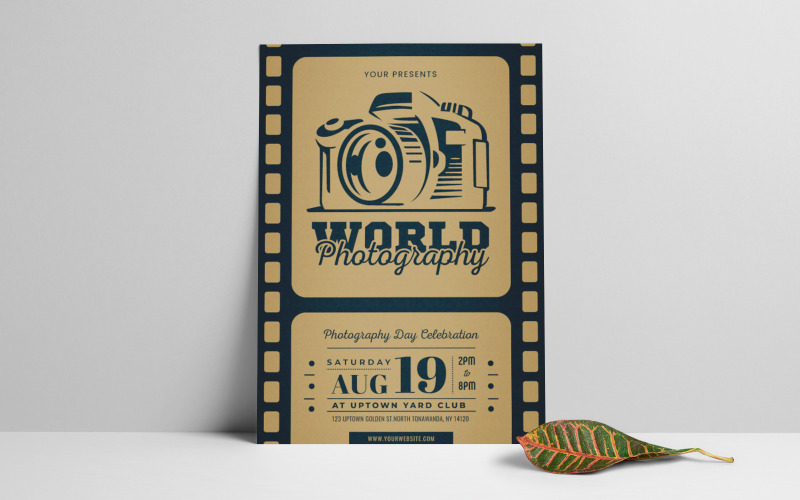 World Photography Flyer Template Corporate Identity