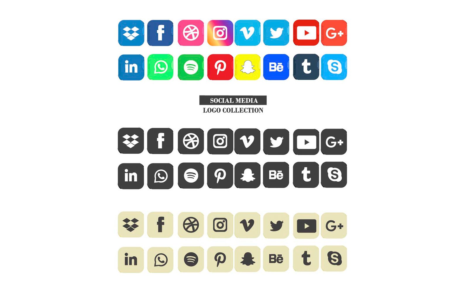 Kit Graphique #228673 Social Media Divers Modles Web - Logo template Preview