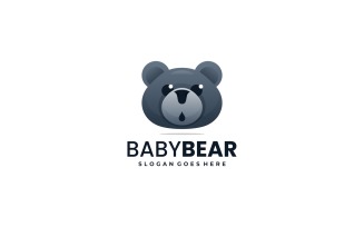 Baby Bear Gradient Logo Design