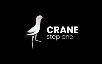 Crane Gradient Logo Template