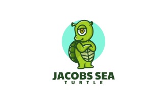 Jacobs Sea Turtle Simple Logo