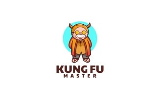 Kung Fu Master Cartoon Logo