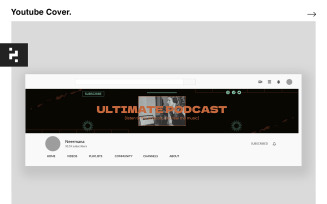Podcast Youtube Cover Template