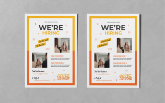 We Are Hiring Flyer Templates