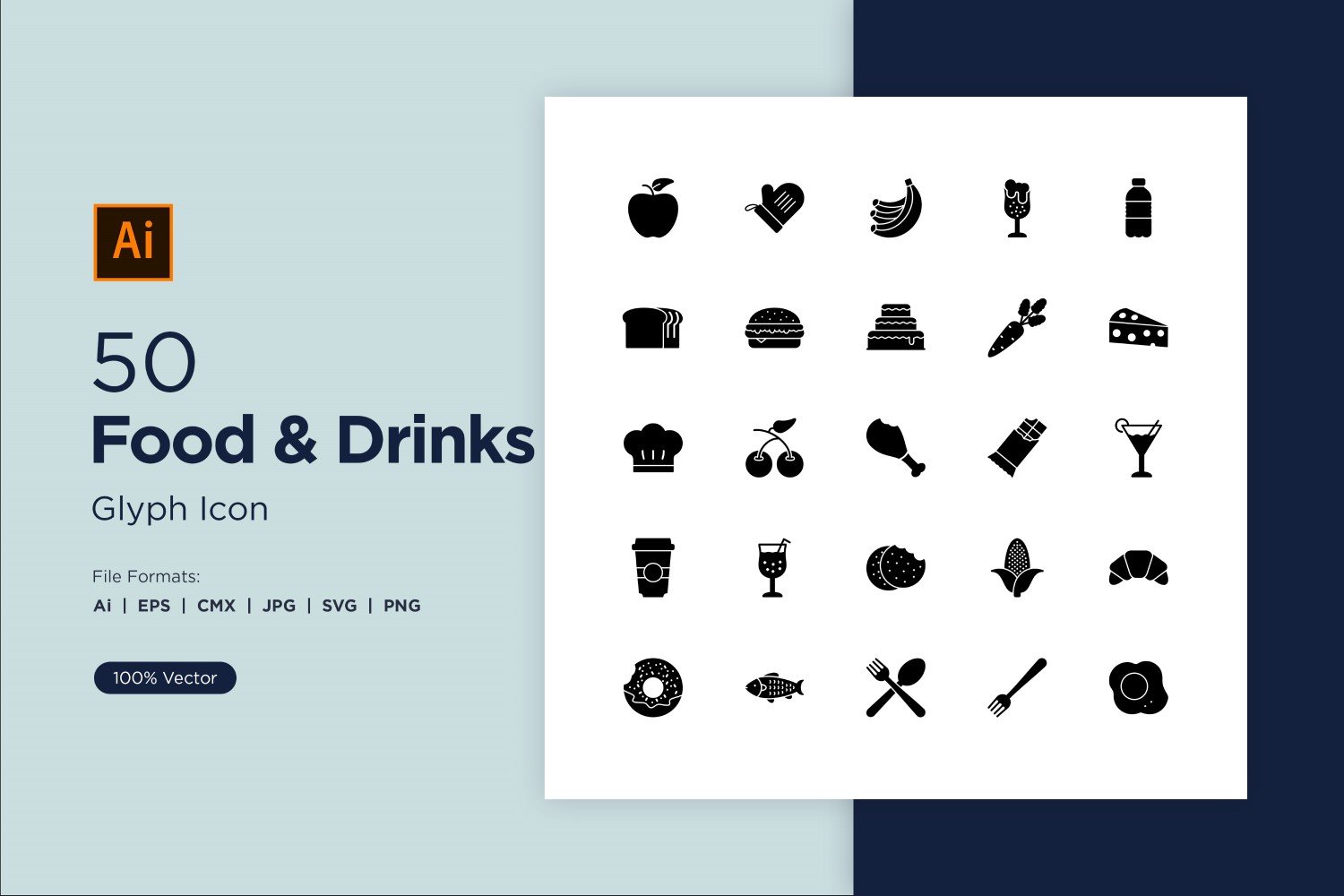 Kit Graphique #228822 Food Icon Divers Modles Web - Logo template Preview