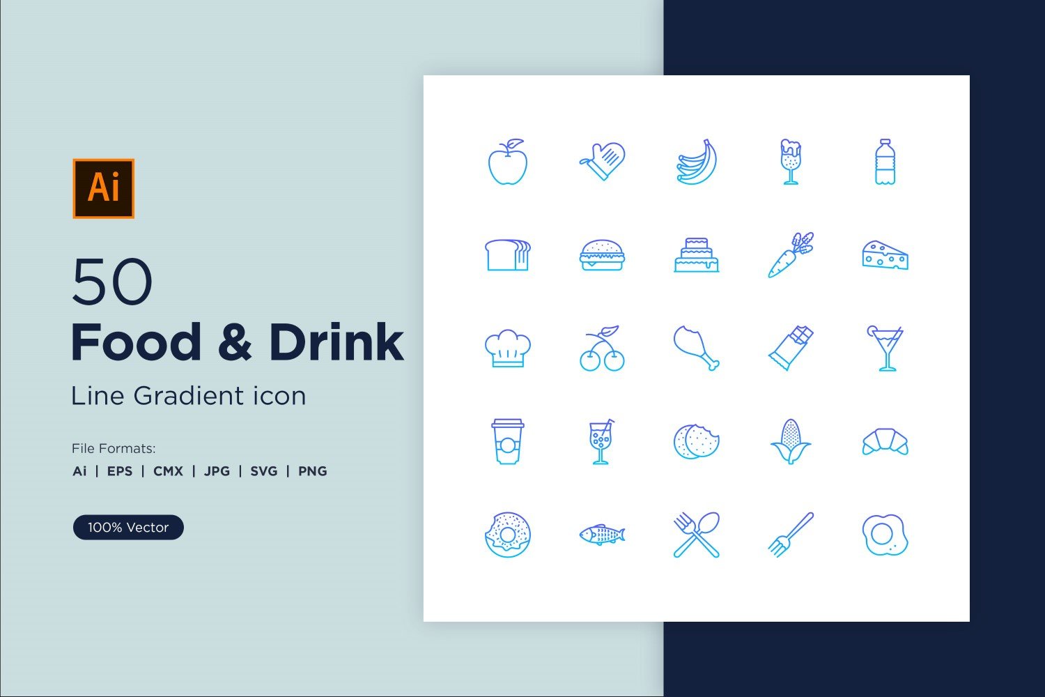 Kit Graphique #228825 Food Icon Divers Modles Web - Logo template Preview