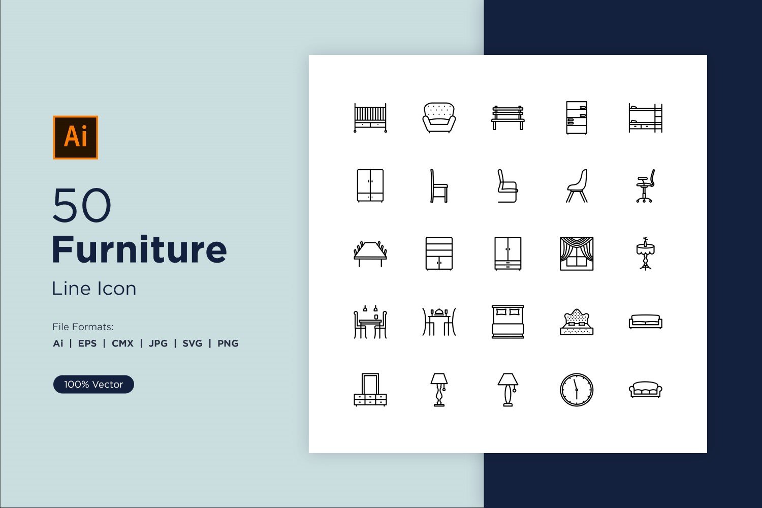 Kit Graphique #228836 Furniture Icon Divers Modles Web - Logo template Preview