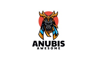 Anubis Simple Mascot Logo