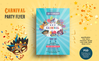 Carnival Party Flyer Corporate Identity Template