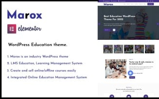 Marox - Academics and Education LMS WordPress Theme