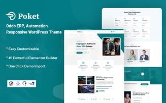 Poket - Oddo ERP, Automation Responsive WordPress Theme
