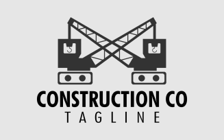 Construction Symbol Logo Design Template