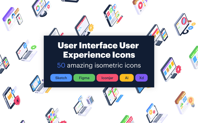 User Interface User Experience Icon Set