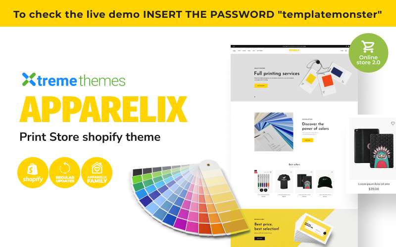 Apparelix Shopify Print Store Theme