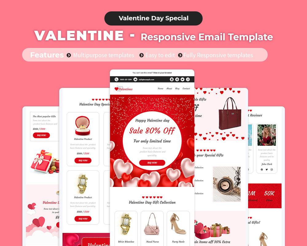 Template #229084 Valentine Day Webdesign Template - Logo template Preview
