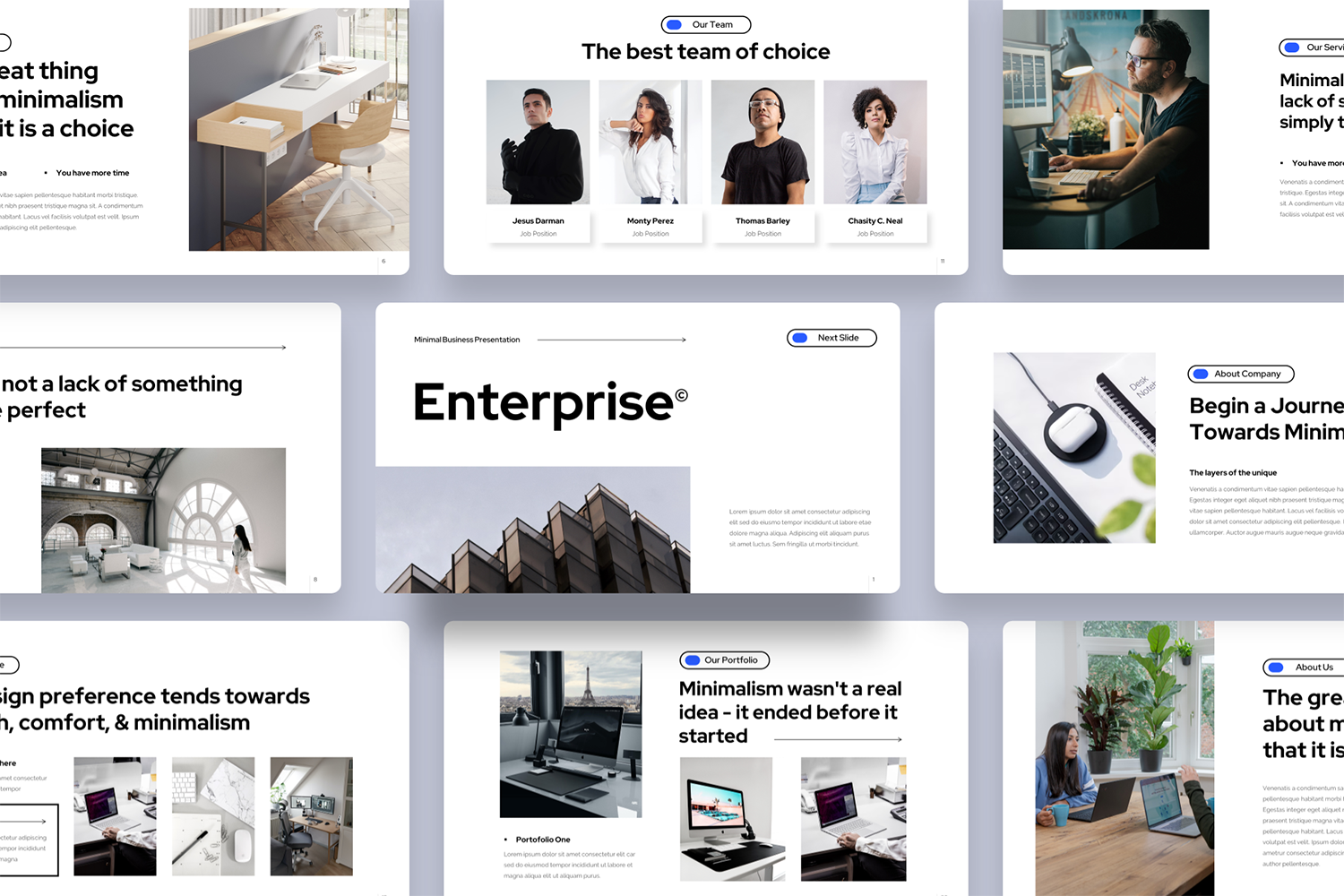 Enterprise - Modern Business PowerPoint Template