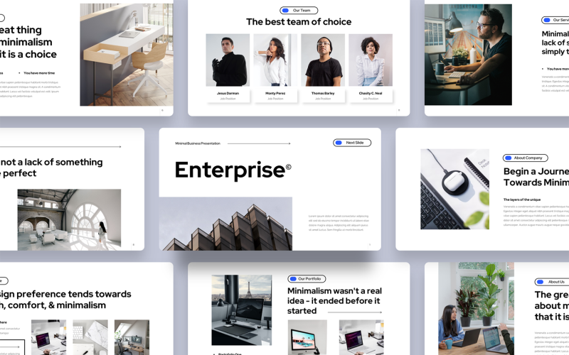 Enterprise - Modern Business PowerPoint Template