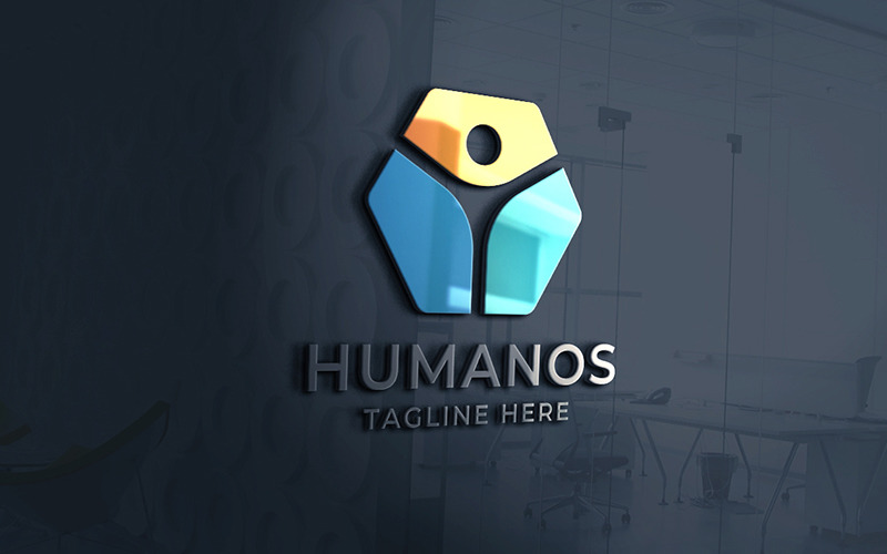Pro Human Vision Technologies Logo Logo Template