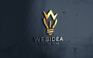 Pro Web Idea Letter W Logo
