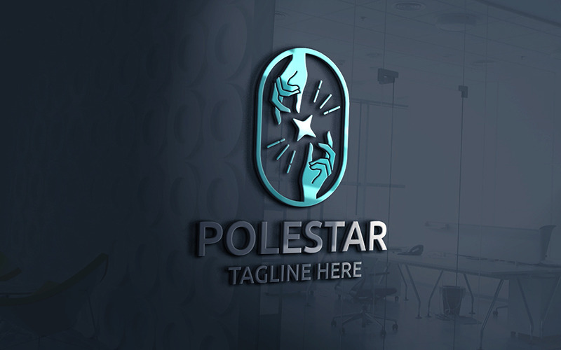 Professional Pole Star Catcher Logo Logo Template