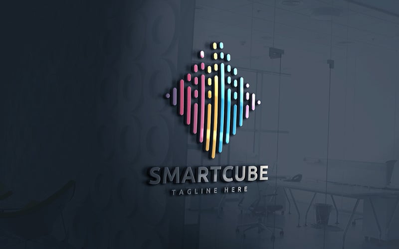 Professional Smart Cube Logo Logo Template