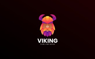 Viking Gradient Colorful Logo