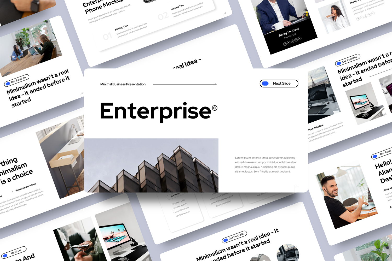 Enterprise - Modern Business Keynote Template