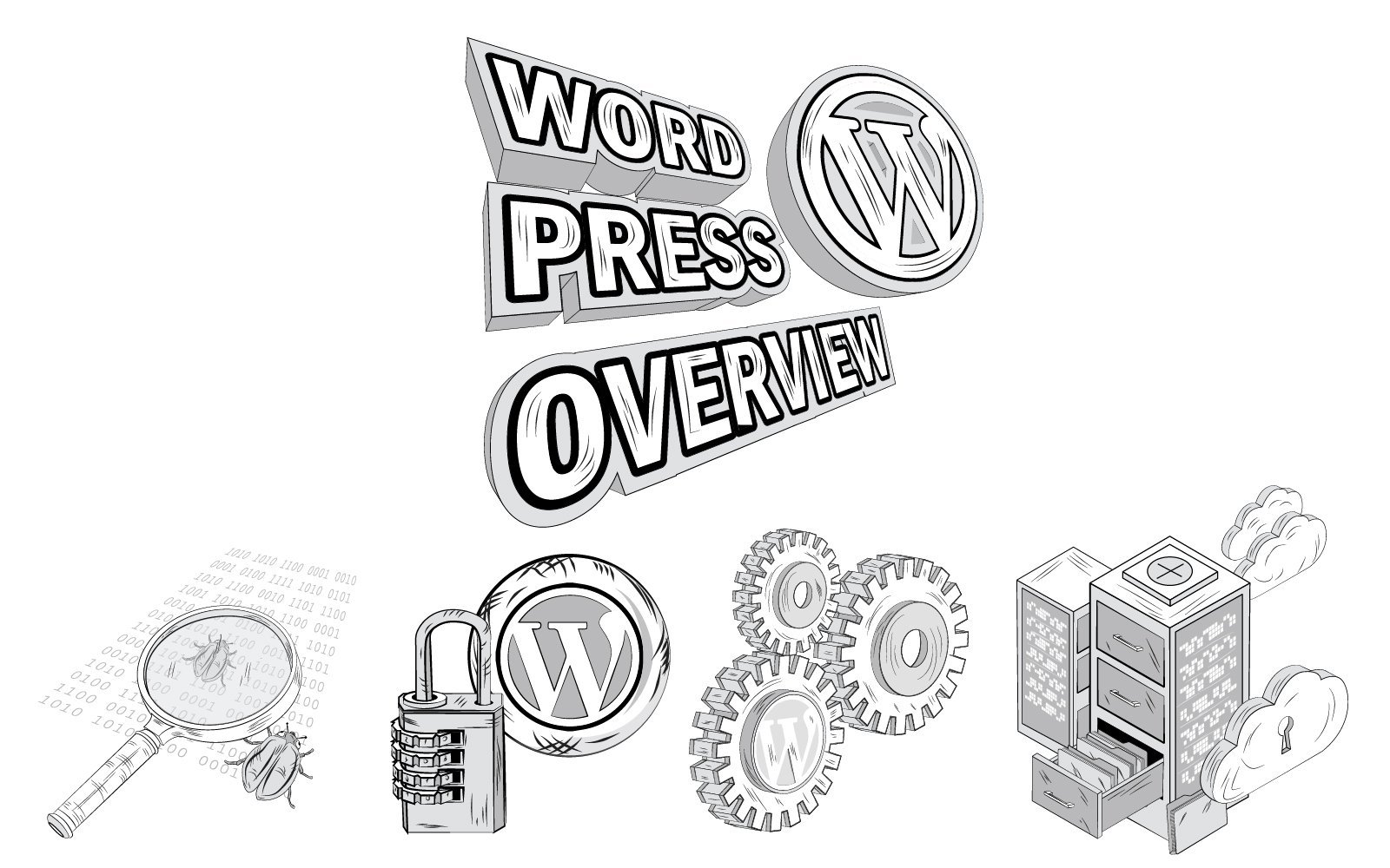 Kit Graphique #229195 Wordpress Hosting Divers Modles Web - Logo template Preview