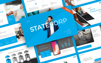 StateCorp Marketing PowerPoint Template