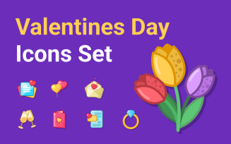 Valentines Day Icon Iconset template