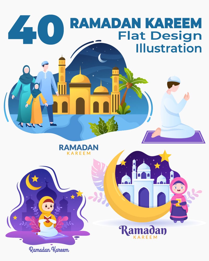 Kit Graphique #229276 Ramadan Kareem Divers Modles Web - Logo template Preview