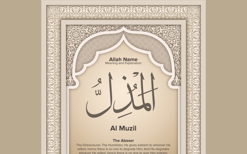 Al muzil Meaning & Explanation Illustration