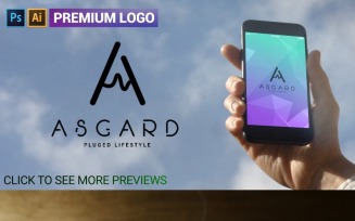 Asgard premium A Letter Logo Template