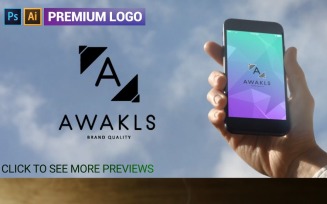 Awakls Premium A letter Logo Template