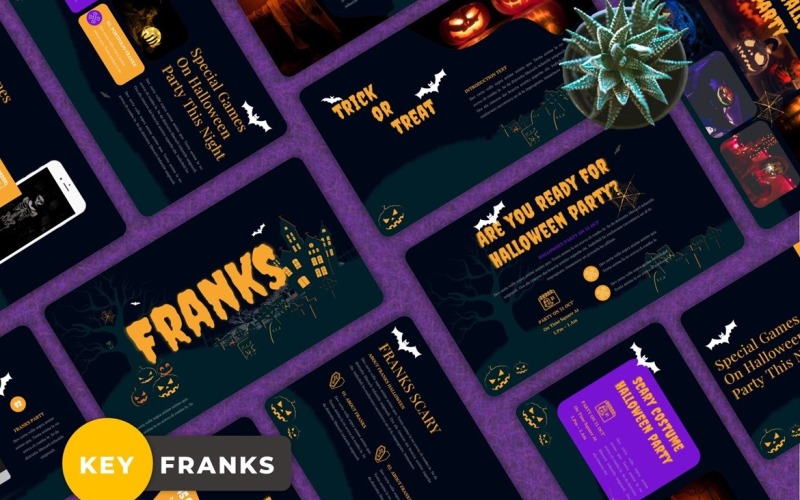 Franks - Halloween Keynote Keynote Template