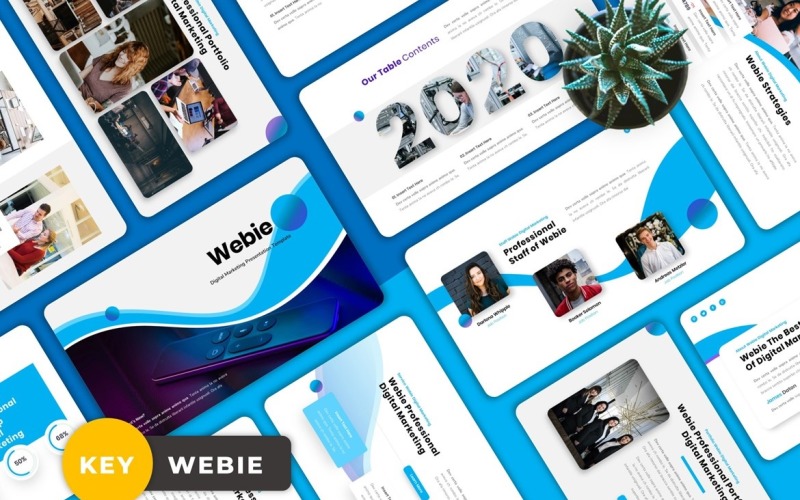 Webie - Digital Marketing Keynote Keynote Template