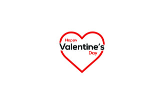 Valentine's Day Logo Template