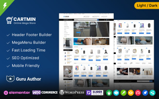 Cartmin - Electronics Mega Store, Mobiles and Multipurpose Woocommerce Theme