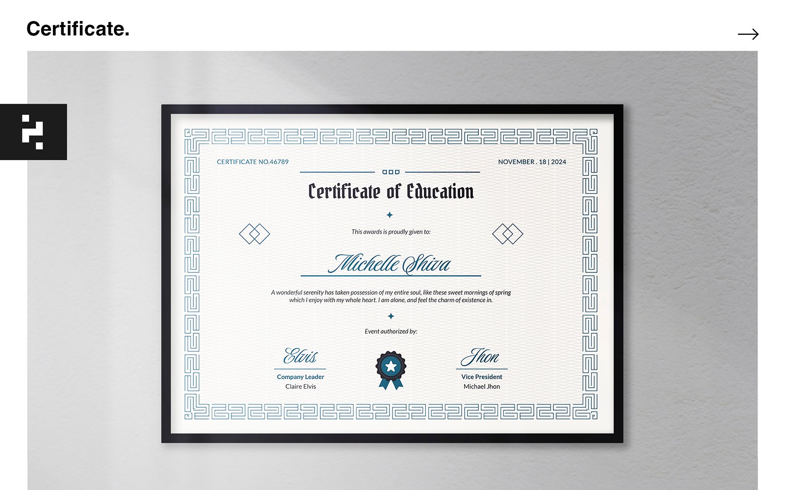 Kit Graphique #229527 Certificate Completion Divers Modles Web - Logo template Preview