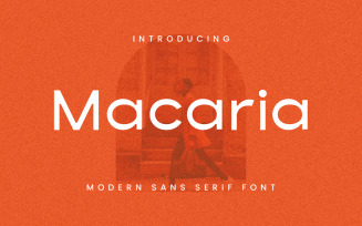 Macaria - Modern Sans Serif Font
