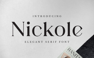Nickole - Modern Serif Fonts
