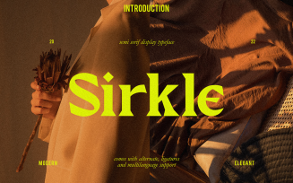 Sirkle - Semi Serif Display