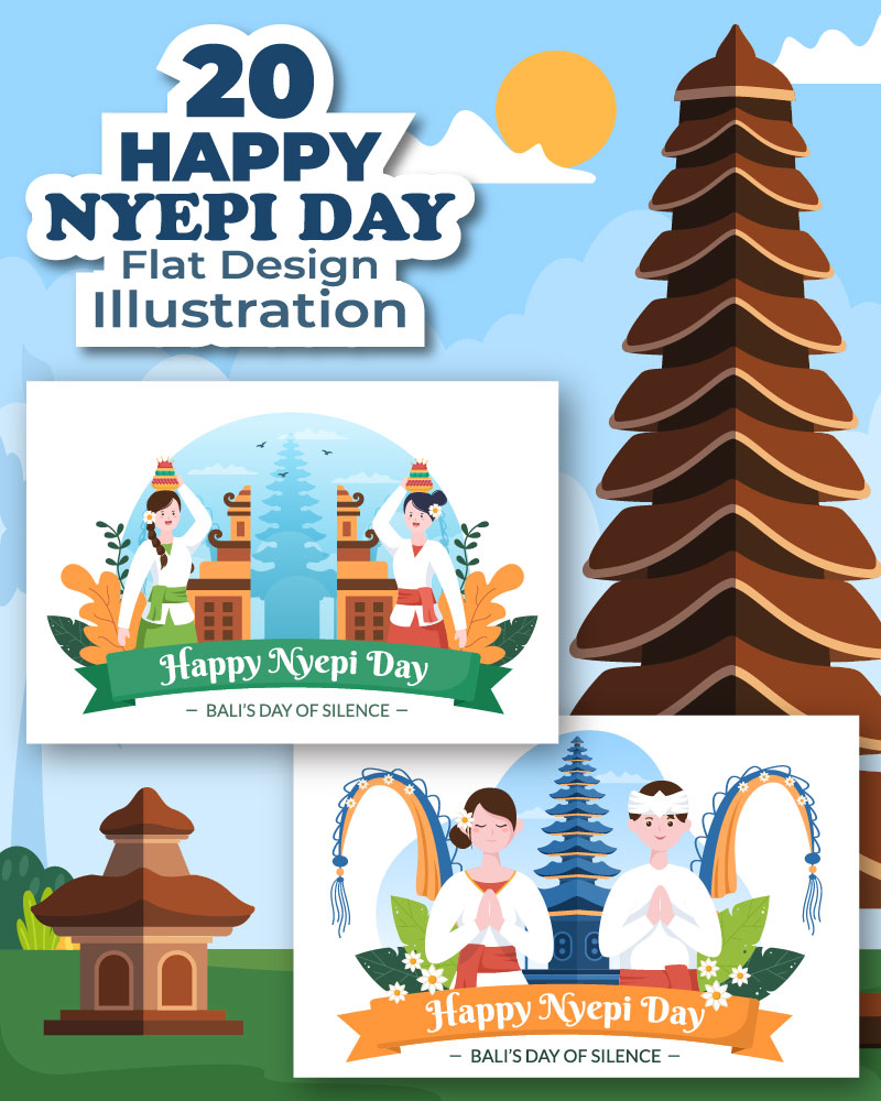 Kit Graphique #229664 Nyepi Galungan Divers Modles Web - Logo template Preview